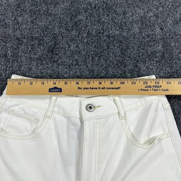 Halara Jeans Womens Medium White Halara Flex Denim Wide Leg High Rise Stretch - Picture 7 of 16